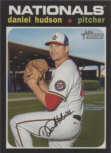2020 Topps Heritage High Number - Daniel Hudson #694
