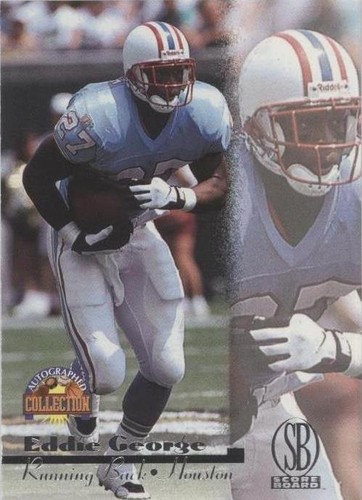 1996 Score Board Autographed Collection Eddie George #27