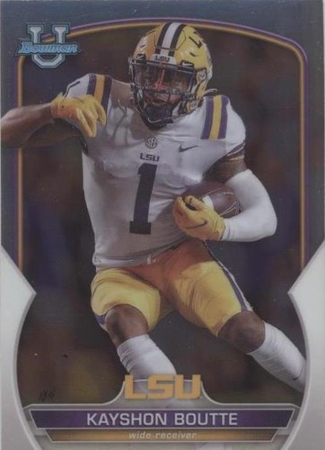 2022 Bowman University Chrome Kayshon Boutte #20