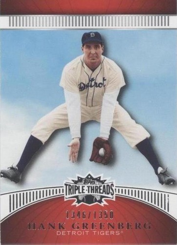 2010 Topps Triple Threads - Hank Greenberg #116