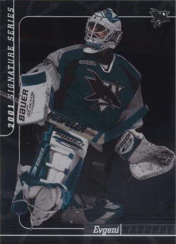 2000-01 In the Game Be A Player Signature Series - Evgeni Nabokov #292