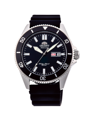 Pre-owned Orient Kano Ra-aa0010b19a Ra-aa0010b Aa0010b 200m Diver Style Black Dial 44mm