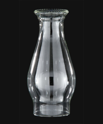 3'' X 8 1/4'' CLEAR GLASS BEADED TOP KEROSENE OIL LAMP CHIMNEY NEW 57936JB