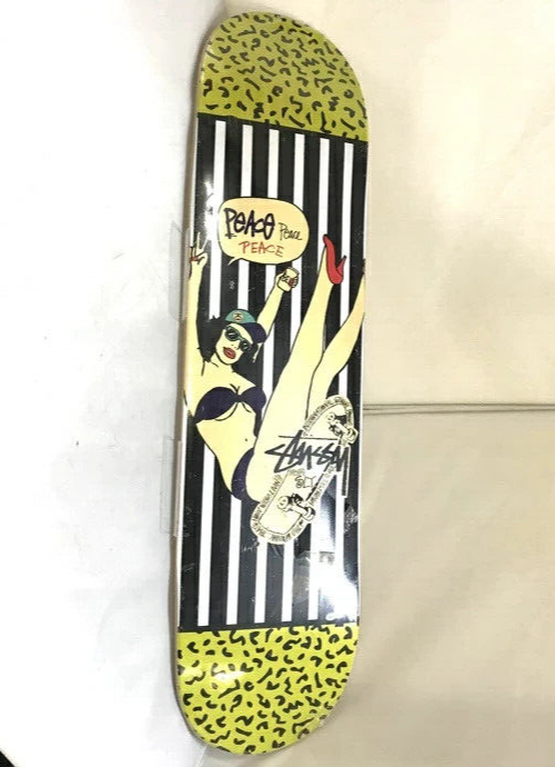 Stussy Skateboard Deck SLY Collaboration Deck Unused Item Stussy Skateboard Deck SLY Collaboration Deck Unused Item