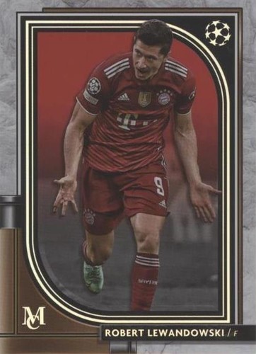 2021-22 Topps Museum Collection UCL Robert Lewandowski #1