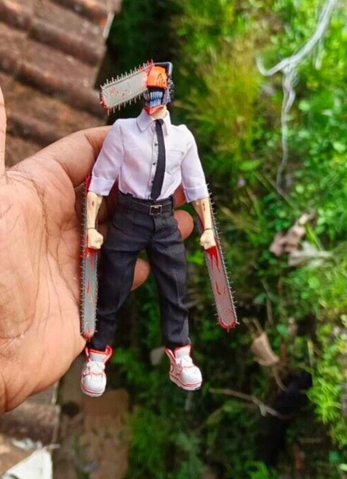 PB-CHN-SET: 1/12 Custom outfit (Shirt, Pants, Tie) for SHF Chainsaw Man