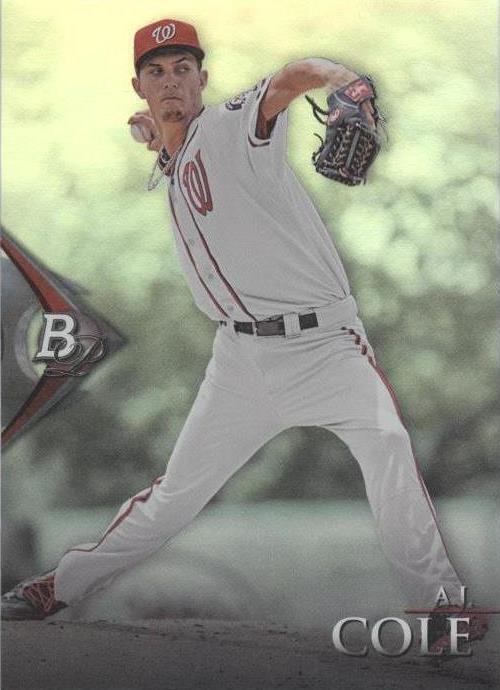 2014 Bowman Platinum - A.J. Cole #BPP43