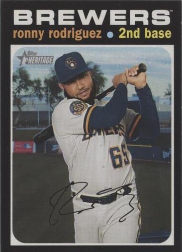 2020 Topps Heritage High Number - Ronny Rodriguez #600