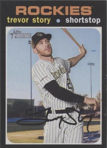 2020 Topps Heritage - Trevor Story #350