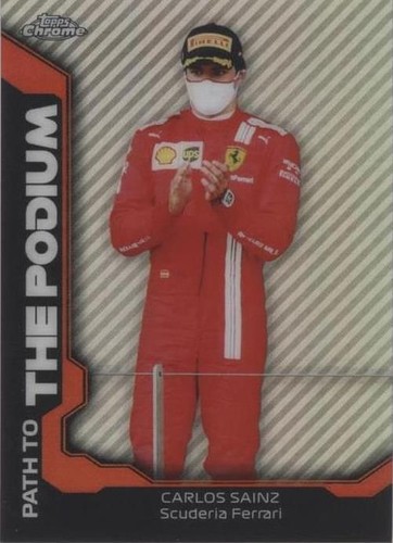 2021 Topps Chrome Formula 1 - Carlos Sainz #PTP-CS