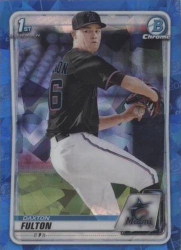 2020 Bowman Chrome Draft Sapphire Edition - Dax Fulton #BD-131