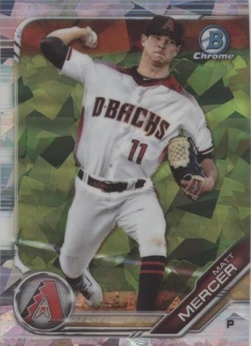 2019 Bowman Chrome Draft Sapphire Edition - Matt Mercer #BDC-55