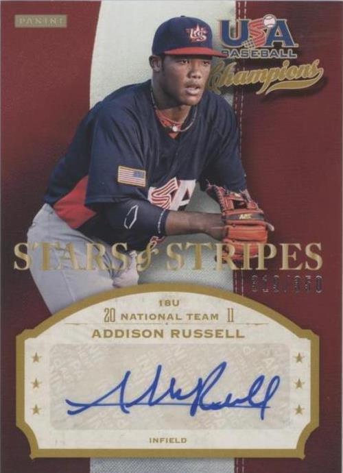 Campeones de béisbol Panini 2013 de Estados Unidos - Addison Russell #ADI