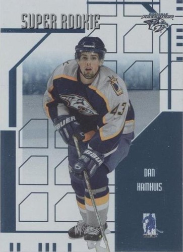 2003-04 In the Game Be A Player Memorabilia - Dan Hamhuis #SR-13