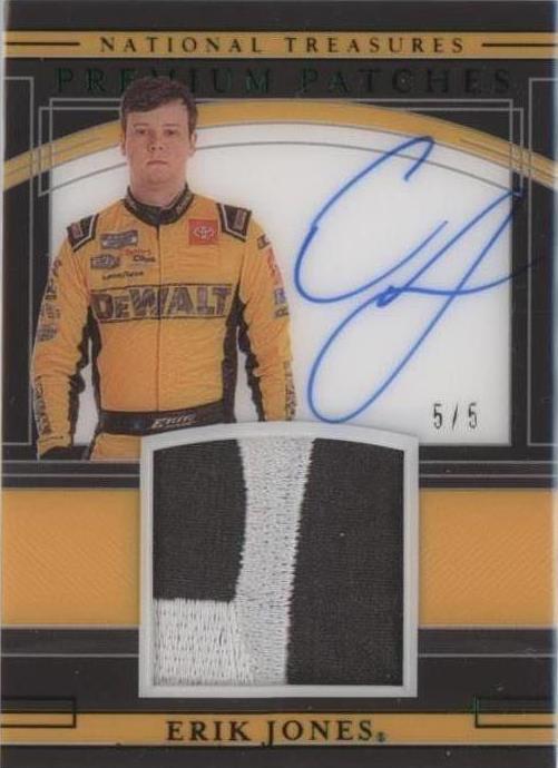 2020 Panini National Treasures - Erik Jones #PPM-EJ