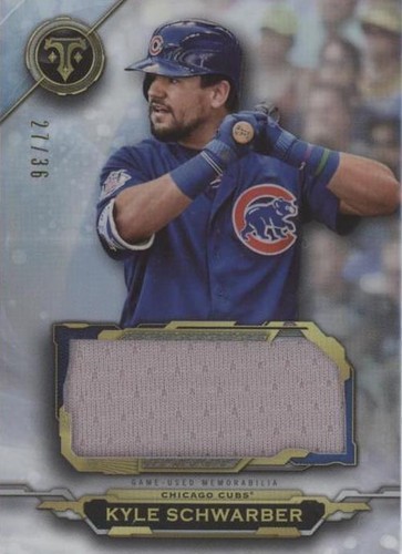 2019 Topps Triple Threads - Kyle Schwarber #SJR-KS1