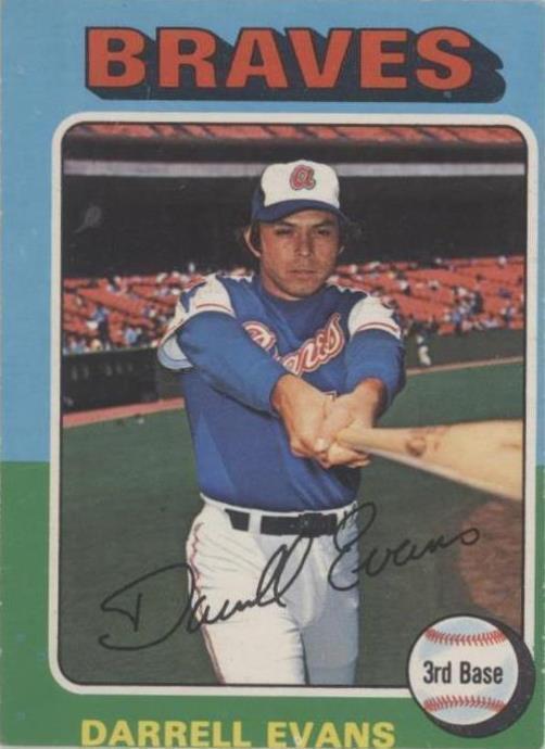 1975 O-Pee-Chee - Darrell Evans #475