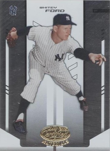 2004 Leaf Certified Materials - Whitey Ford #214