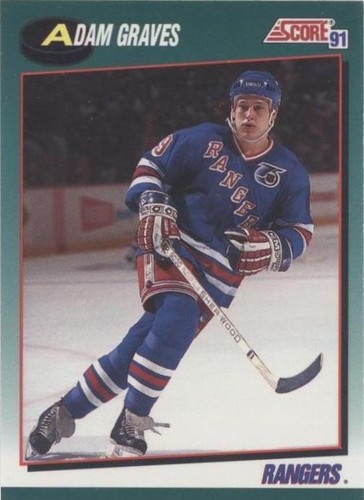 1991-92 Score Rookie and Traded - Adam Graves #44T