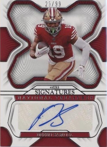 2022 Panini National Treasures Deebo Samuel #SIG-DSA