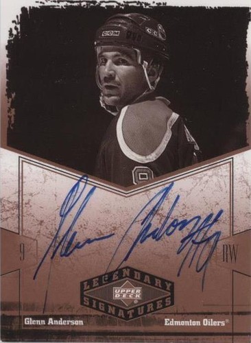 2004-05 Upper Deck Legendary Signatures - Glenn Anderson #GA