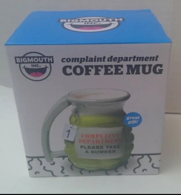 Grenade Coffee Mug Complaint Department Gag Gift Coworkers