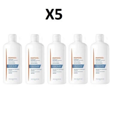 5 PACK  400ml Ducray Anaphase + Hair Loss Shampoo 400ml / 13.5oz EXP 04/2027