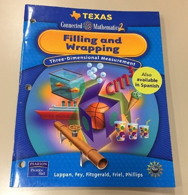 *NEW* Connected Mathematics 2 Filling & Wrapping Grade 7 Student Edition