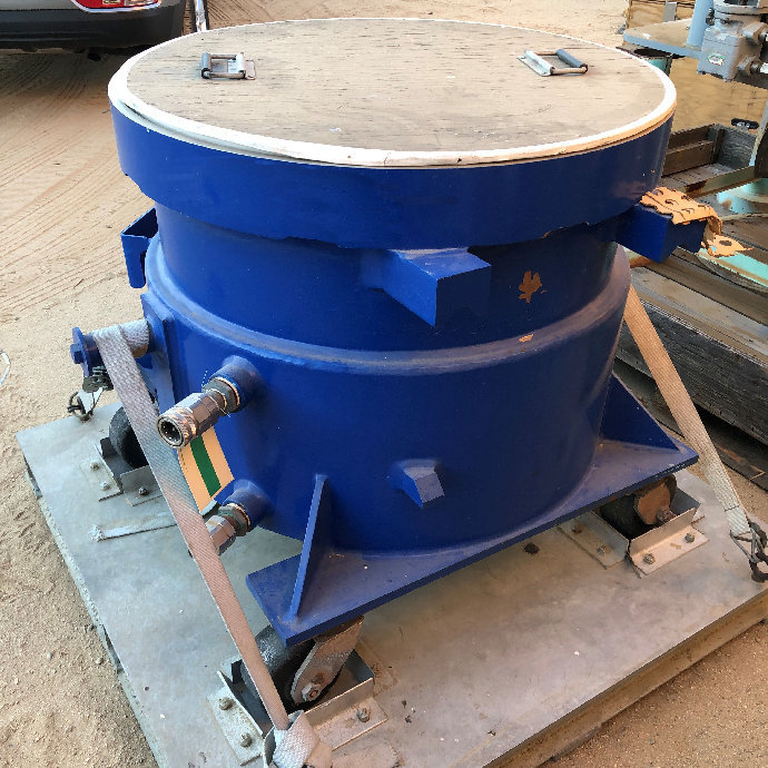 7.5 CU FT stainless steel mix tank 50 gallon solids mixer