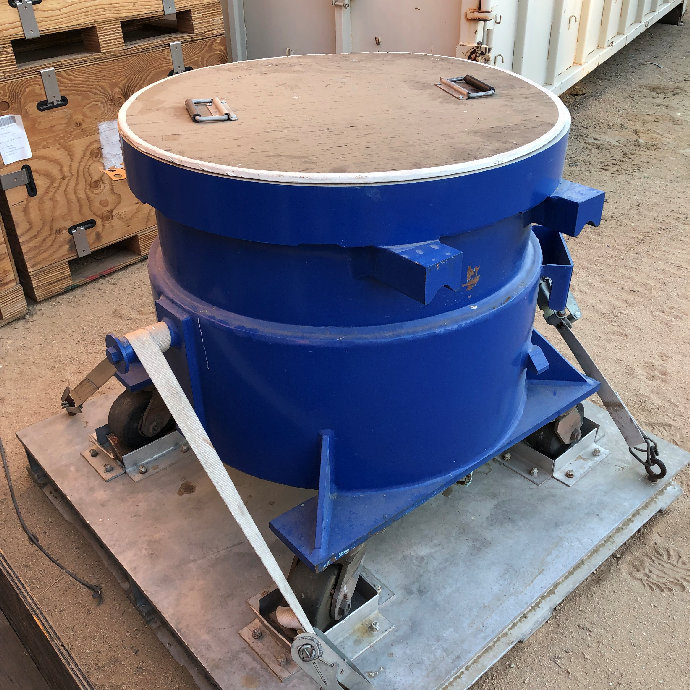 7.5 CU FT stainless steel mix tank 50 gallon solids mixer