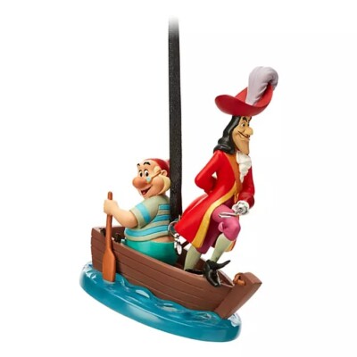 BRAND NEW 2019 DISNEY SKETCHBOOK ORNAMENT CA[TAIN HOOK & MR.SMEE (PETER PAN)