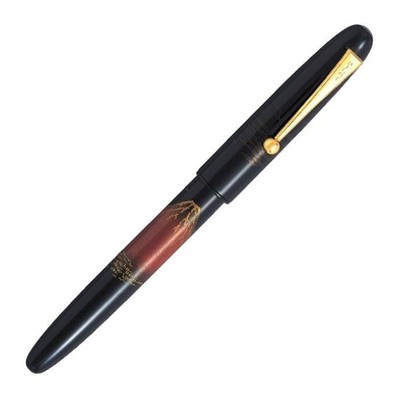 Pilot Flat Makie Red Mt. Fuji Fountain Pen Medium FK-5MP-AF-M Japanese