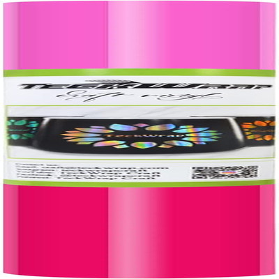 Pink to Red Color Changing Vinyl, Cold Temperature Sensitive, Adhesive Vinyl for