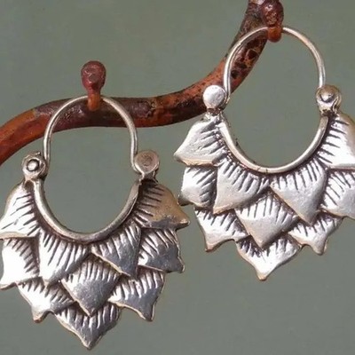 Retro Ethnisch Stil Damen Zink Legierung Anhänger Ohrringe Mit Metall Schmuck Gi