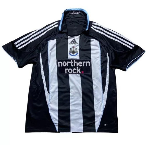 Newcastle United 2007/09 Home Football Shirt Adidas Soccer