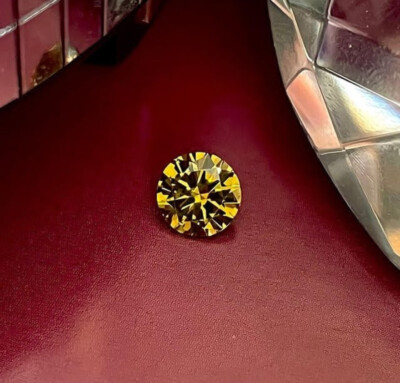 Natural Diamond 2 Ct CERTIFIED Round Cut Yellow Color D Grade VVS1 +1 Free Gift