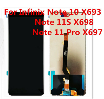 LCD Touch Screen Assembly Compatible Infinix Note 10 X693 /11 Pro X697 /11s X698