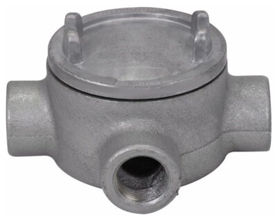 CROUSE-HINDS GUAX26-SA, XPLPRF Conduit Outlet Box, Aluminum, 3/4'', 1pc