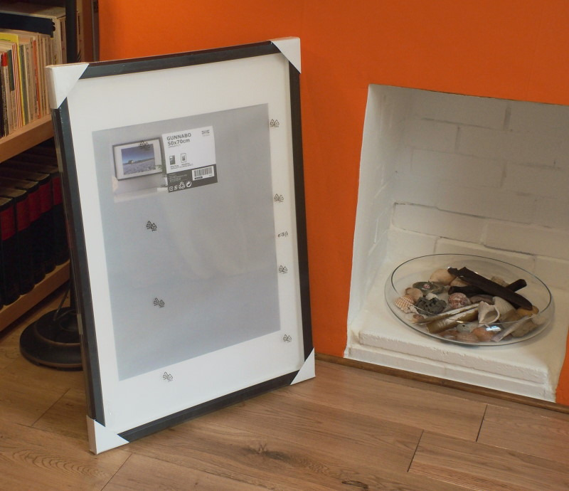 IKEA 'Gunnabo' Picture Frame 50x70cm in black BNIB in Llandaff