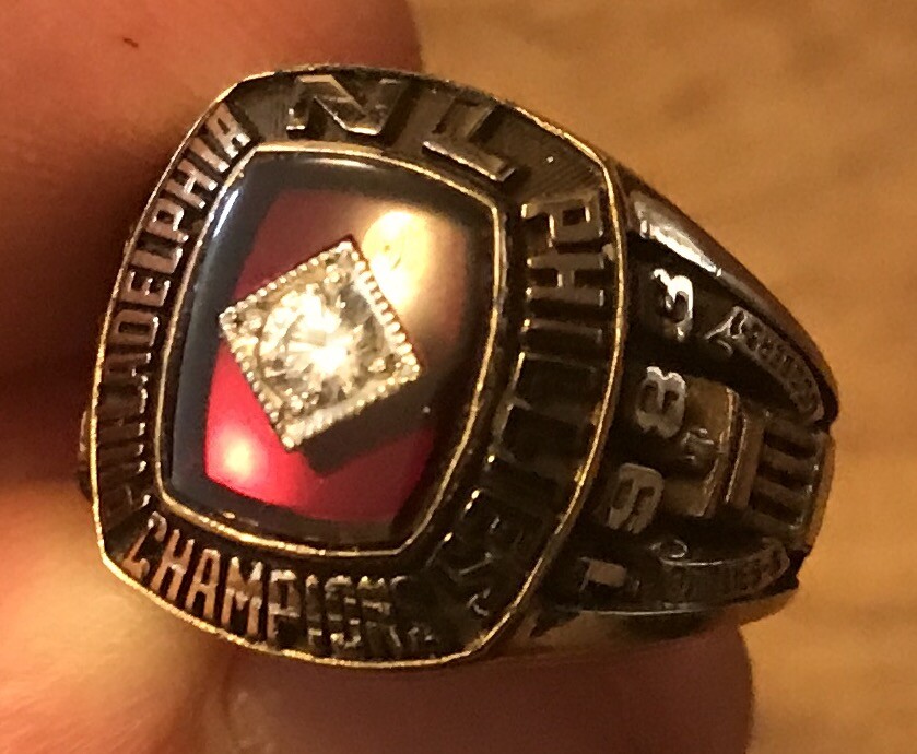 1983 Philadelphia Phillies national league champions championship staff ring