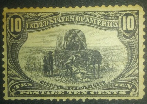Travelstamps:1898 US Stamps Scott #290 Hardships Of Emigration, mint ,og, mnh?