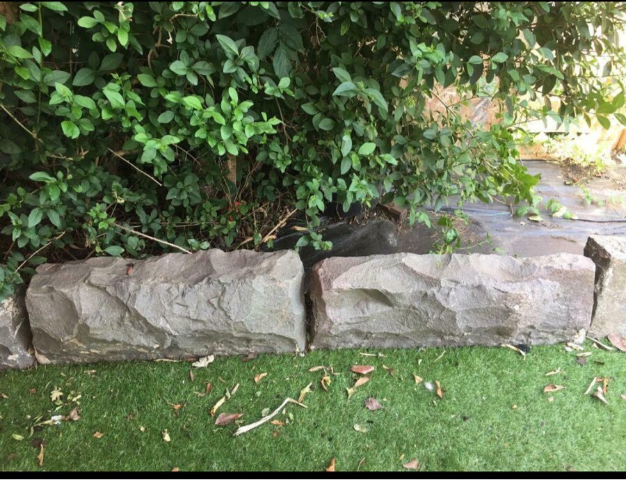 30 linear ft Large heavy garden granite curb stones in Soham