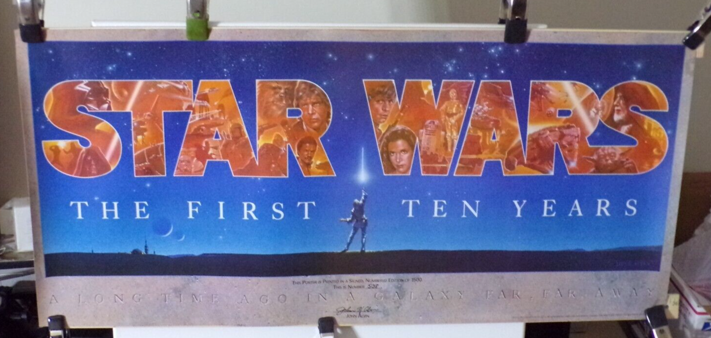 Signed Star Wars 10 Year Anniversary Theatrical John Alvin