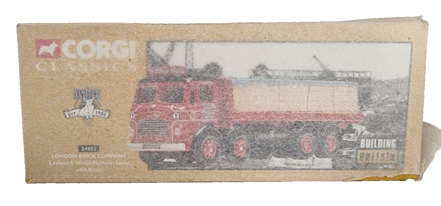 corgi-classics-leyland-8-wheel-platform-lorry-london-brick-company-new-24502