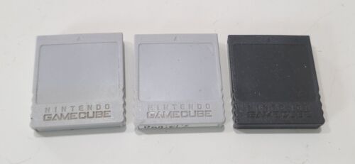 3 Nintendo GameCube Memory Cards DOL-008 DOL-014 | eBay 3 Nintendo GameCube Memory Cards DOL-008 DOL-014 | eBay