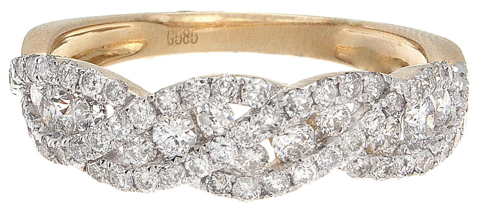 Pre-owned Handmade Deal 0.90ctw Natural Round Diamond Engagement Wedding Band In 14k Gold. In White