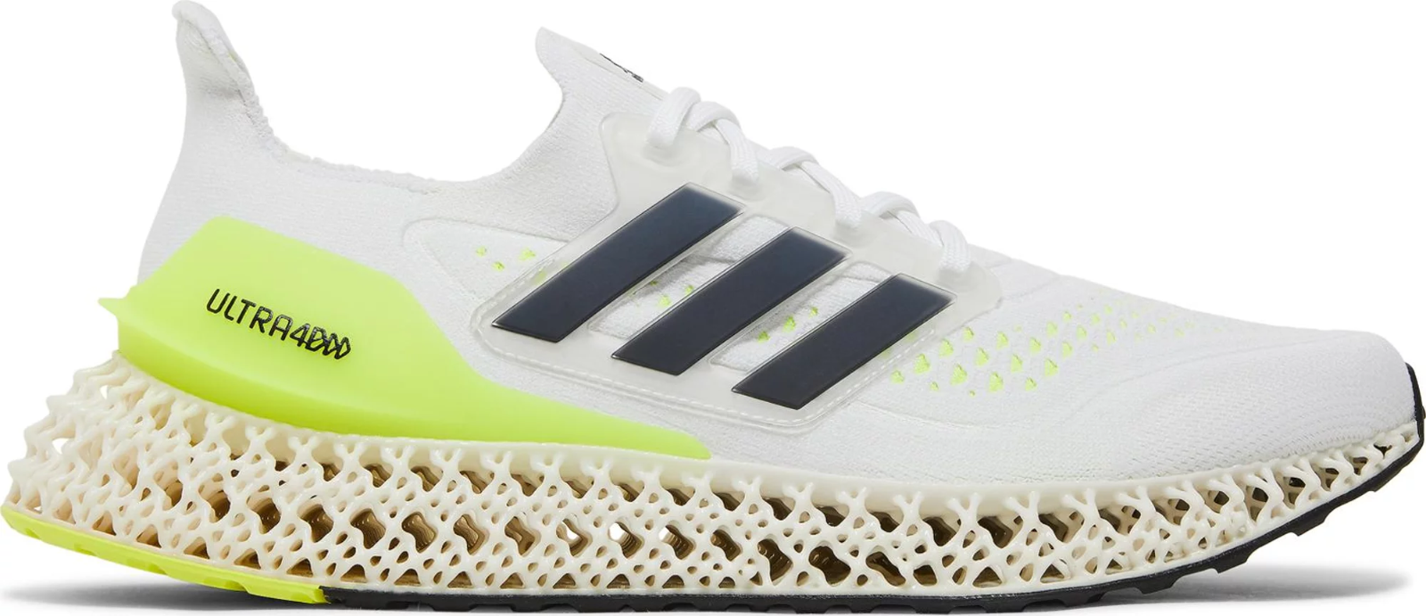 

Adidas Ultra 4DFWD M Белые солнечные желтые черные кроссовки GZ6941 Мужские кроссовки 11,5, Белый, Adidas Ultra 4DFWD