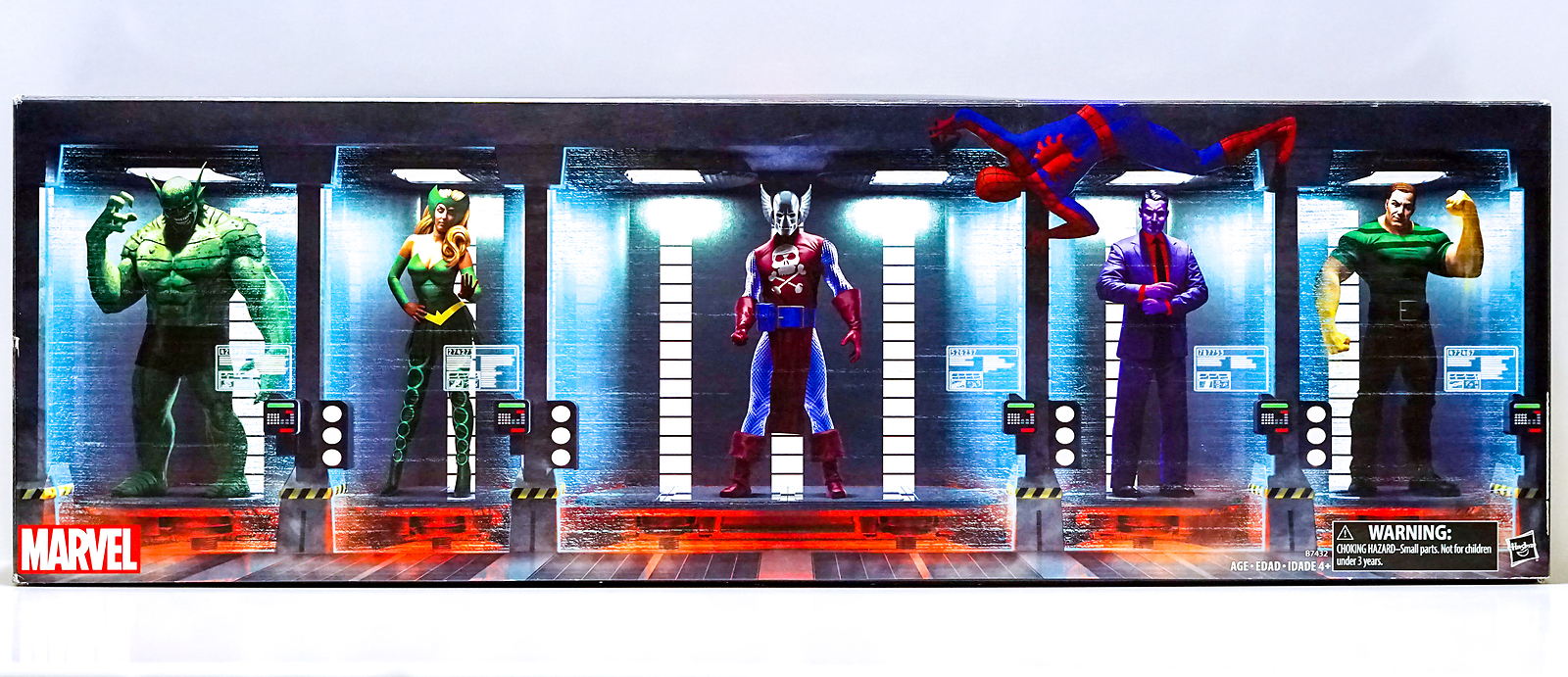 EMPTY* 2016 SDCC Hasbro Marvel Legends Spider-Man The Raft