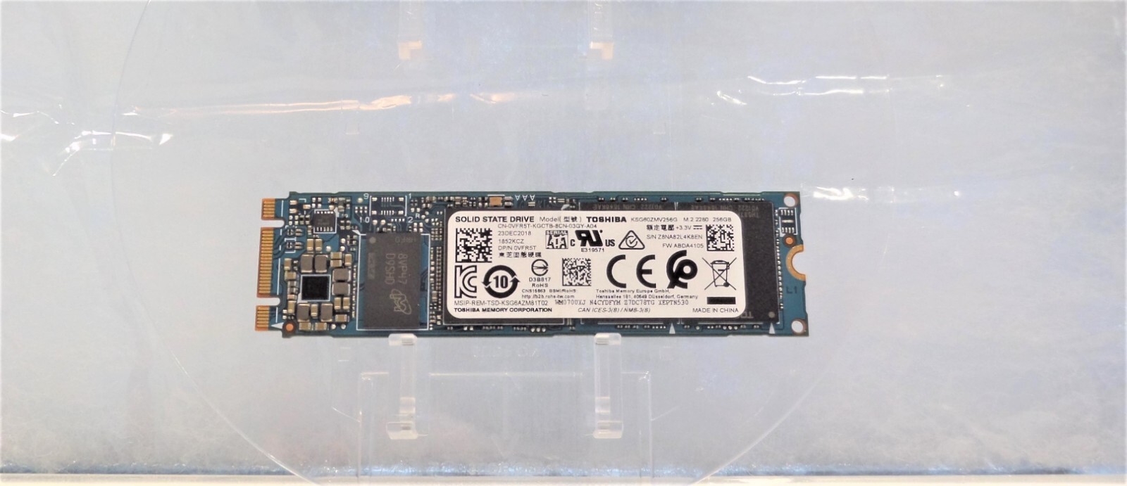 Toshiba 256GB M.2 SSD Solid State Drive KSG60ZMV256G 94% | eBay