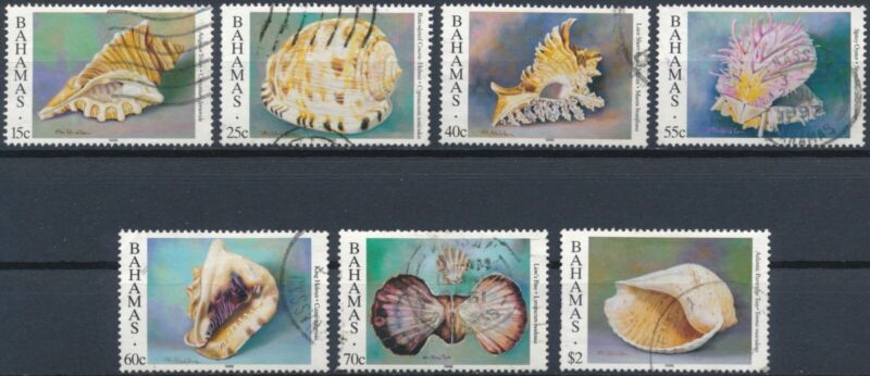 Sea Shells: 7 Values - Bahamas 1996 - F H - SG 1060, 1062, 1064, 1067/9 & 1071